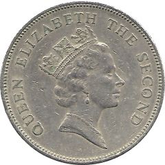 50 Cents - Elizabeth II 3rd portrait
