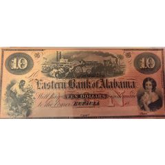10 Dollars Eastern Bank of Alabama