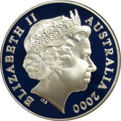 5 Dollars - Elizabeth II 4th Portrait - 2000 Paralympic Games