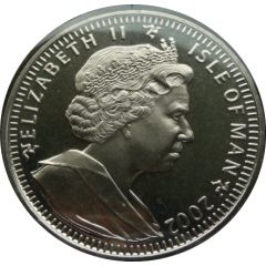 1 Crown - Elizabeth II Golden Jubilee-Queen on horseback