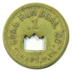 1 Cent - Coal Run Coal Co. Cunard, West Virginia