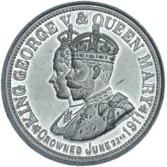 Medal - George V Coronation, Wandsworth, white metal