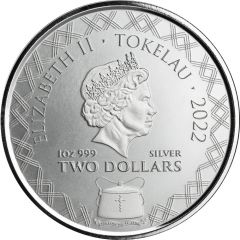 2 Dollars - Elizabeth II Komodo Dragon
