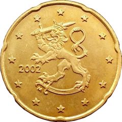 20 Euro Cents 1st type, 1st map