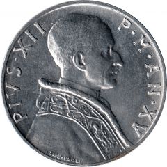 5 Lire - Pius XII