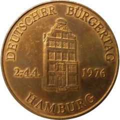 Medal - Hamburg Deutscher Bürgertag