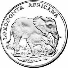 Token - WWF 30 Years Loxodonta Africana