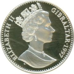 1 Crown - Elizabeth II The Hanging Gardens of Babylon