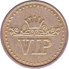 Token - VIP Game/Amusement Token, Brass