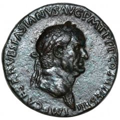 Sestertius - Vespasian S P Q R ADSERTORI LIBERTATIS PVBLIC