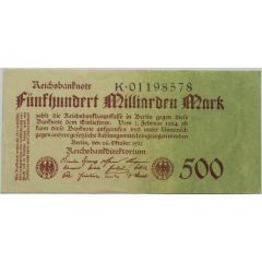 500 000 000 000 Mark Reichsbanknote