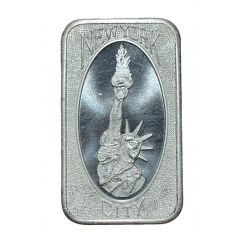 1 oz Silver - Mother-Lode Mint New York City - Reverse Variety