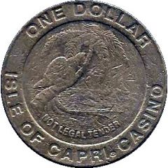 1 Dollar Gaming Token - Isle of Capri Casino Bossier City, LA