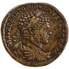 Sestertius - Caracalla P M TR P XVII IMP III COS IIII P P S C LIB AVG VIIII, Liberalitas