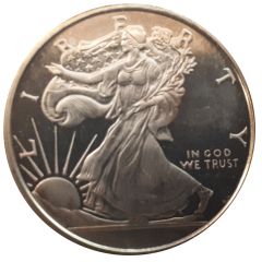 1/2 oz Silver Golden State Mint - Walking Liberty