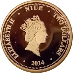 2 Dollars - Elizabeth II Hulk