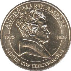 Monnaie de Paris Tourist Token - Mulhouse Musée EDF Electropolis - André-Marie Ampère