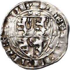 1/2 Groat - John III Shield type, Leuven