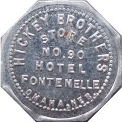 5 Cents - Hickey Brothers Store N0. 90 Omaha, Nebraska