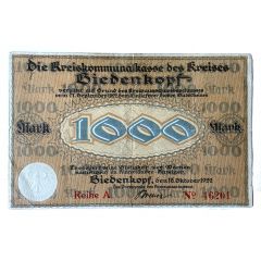 1000 Mark Kreis Biedenkopf