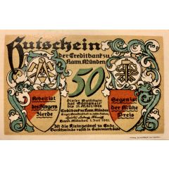 50 Pfennig Creditbank