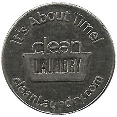 25 Cents Laundry Token - Clean Laundry