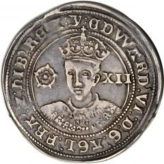 1 Shilling - Edward VI 3rd period, Fine silver issue