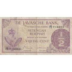 1/2 Gulden/Roepiah