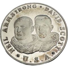 Medal - Gemini 8 Neil Armstrong and David Scott