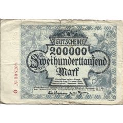 200 000 Mark August-Thyssen-Hütte