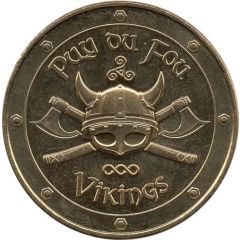 Tourist token - Monnaie de Paris -Puy du Fou - Les Vikings - le drakkar