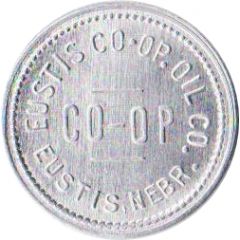 5 Cents - Eustis Co.Op.Oil Eustis, Nebraska