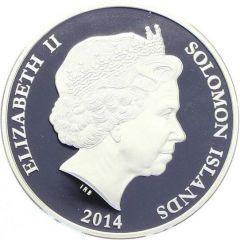 5 Dollars - Elizabeth II 2014 FIFA World Cup Brazil