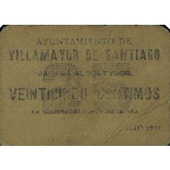 25 Céntimos Villamayor de Santiago