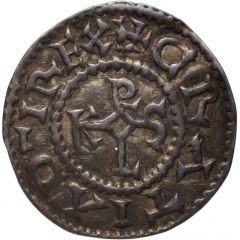Denier - Charles II Châlons-sur-Marne mint