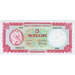 5 Scellini / 5 Somali Shillings