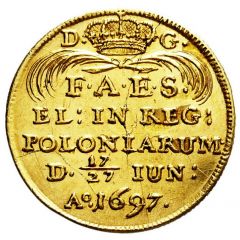 Ducat - August II Mocny Drezno mint