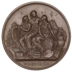 Medal - Victoria Art Treasures Exhibition, Pinches, bronze