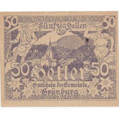 50 Heller Grünburg