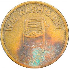 Laundry Token - W M Wash and Dry