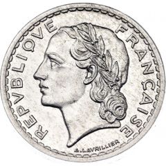 5 Francs Piedfort with Essai