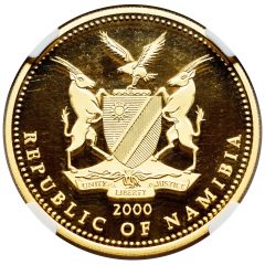 100 Dollars Independence; gold