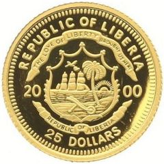 25 Dollars Reunification of Germany