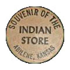 Wooden Nickel - Indian Store Abeline, Kansas