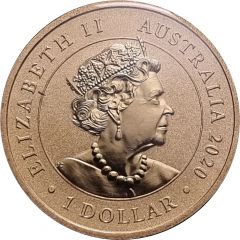 1 Dollar - Elizabeth II 6th Portrait - Year of the Mouse