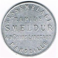 1 Franc - Ressemelage rapide SMELDUR - Marseille 13