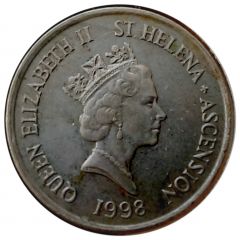 10 Pence - Elizabeth II 3rd portrait, small type