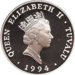 20 Dollars - Elizabeth II Swimming