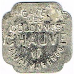 15 Centimes - Café des Colonnes - Saint-Etienne 42
