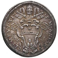 1/2 Piastra - Clement XI